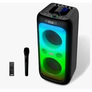 Portable Bluetooth Speaker with LED Lights